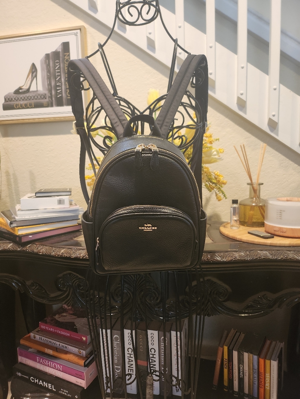 Coach leather Mini Court Backpack - Picture 2 of 10